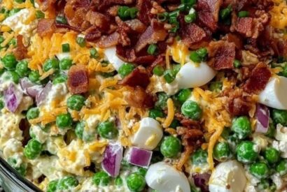 Thumbnail for Bacon Pea Salad Recipe