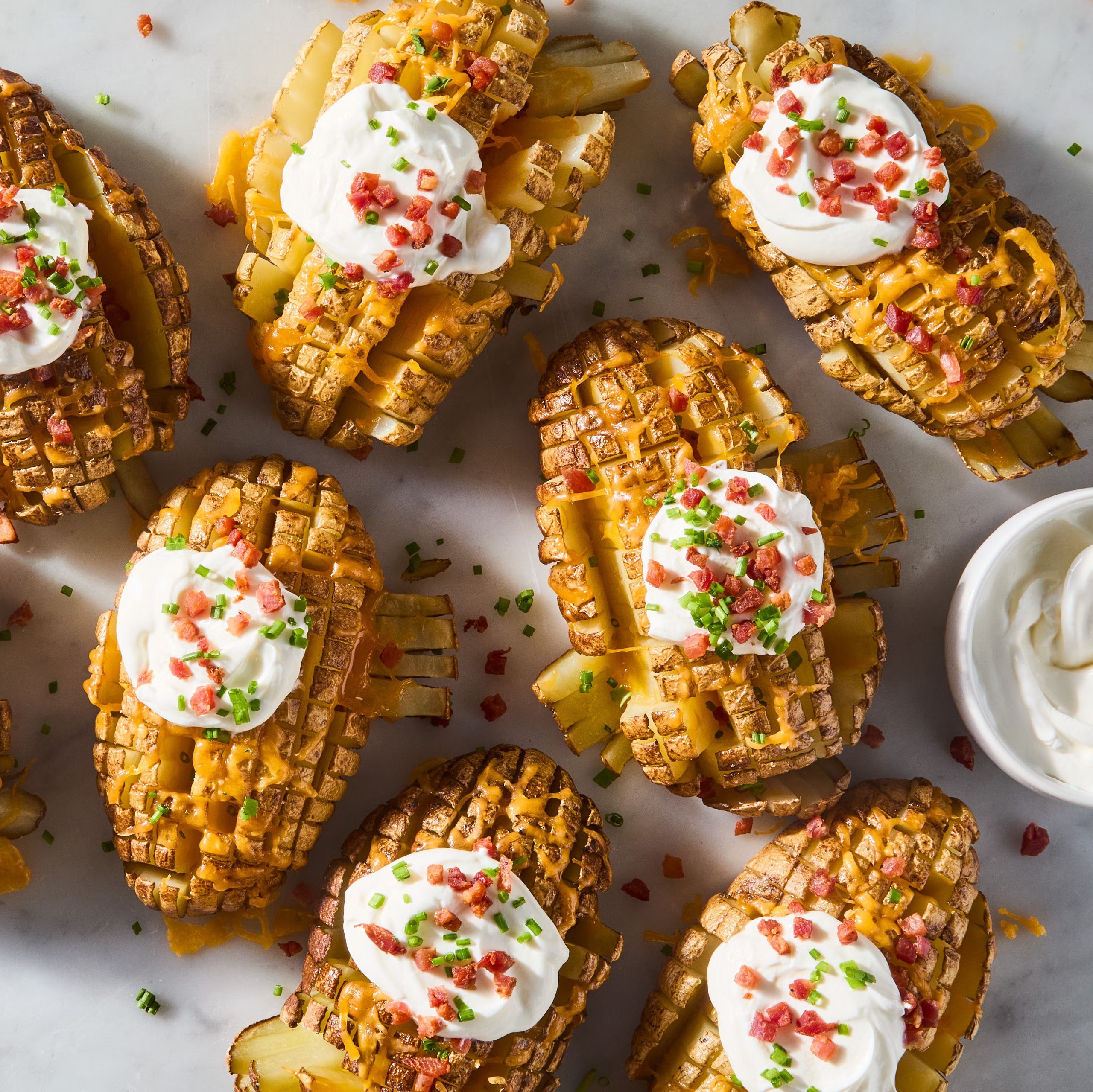 Bloomin' Baked Potato