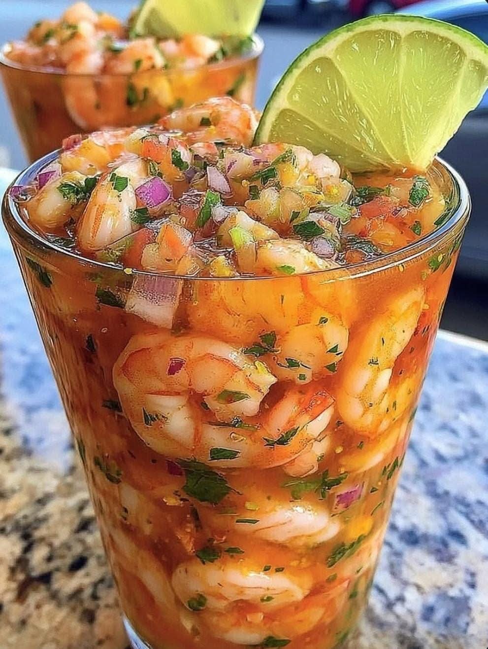 Mexican Shrimp Cocktail (Cóctel de Camarones)