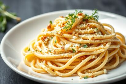 Thumbnail for Creamy Garlic Parmesan Pasta
